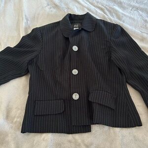 Black Pinstripe Women's Jacket